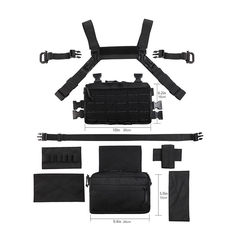 Нагрудная сумка из нейлона Molle Webbing SABADO 1000D