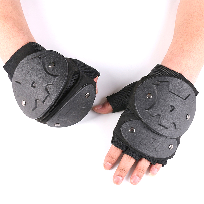 SABADO Tactical Protective Hard Shell Half Finger Cycling Gloves