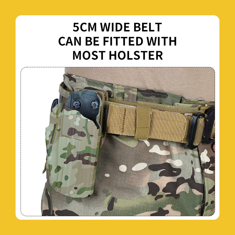 Сабадо 500D Нейлоновый военный тактический пояс с быстрым выбросом Buckle Combat (внутренний/внешний/EDC -пакет)